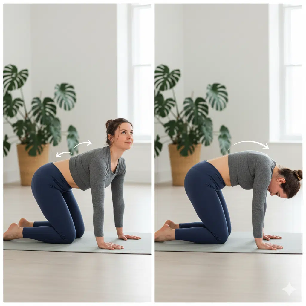 cat and cow exercise