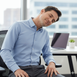 7 Office-Friendly Stretches to Fix Your Posture neck tilt