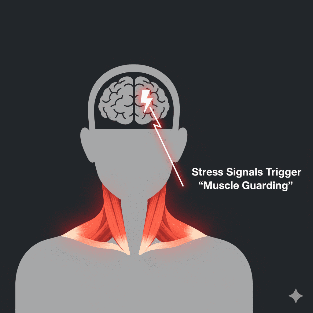 How Stress Creates Pain in Your Neck and Shoulders stress pain
