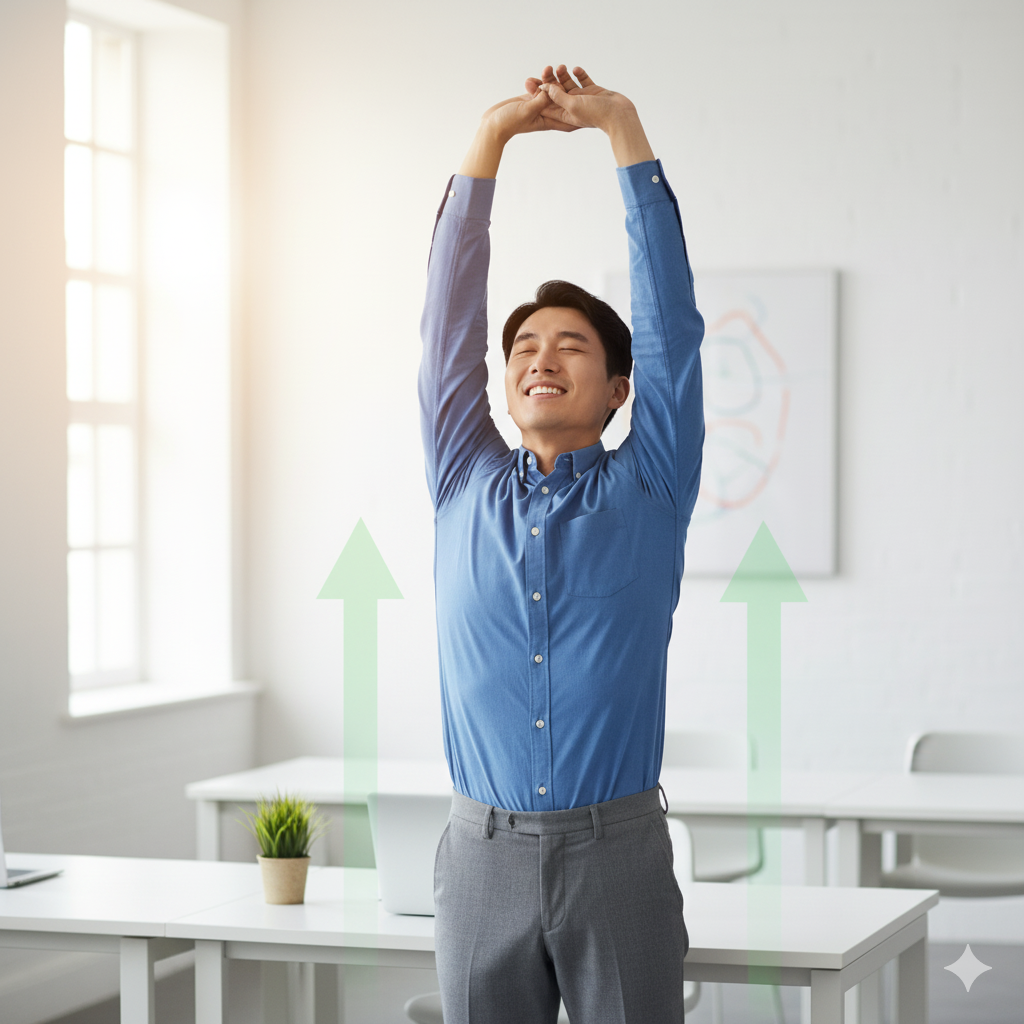 10 Physio Tips to Prevent Back Pain at Your Desk stretches