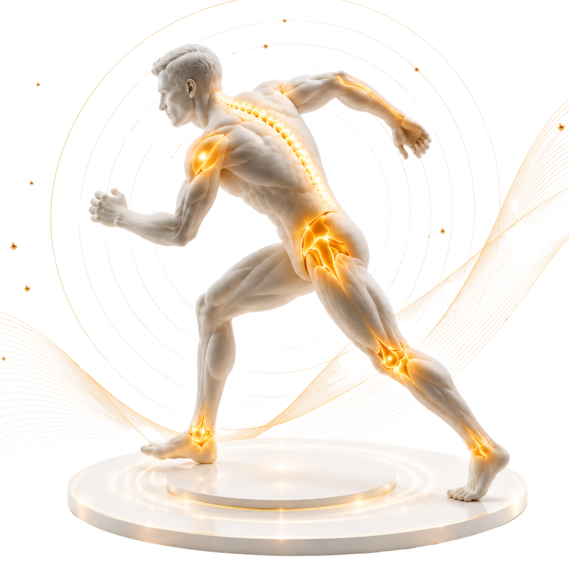 Home Running Anatomical Figure